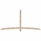 Ekena Millwork Bellingham Smooth Timber Gable Bracket, Douglas Fir, 96"W x 48"H x 3 1/2"D x 3 1/2"F, 12/12 Pitch GBW096X48X0404BEL00SDF - alternate 1